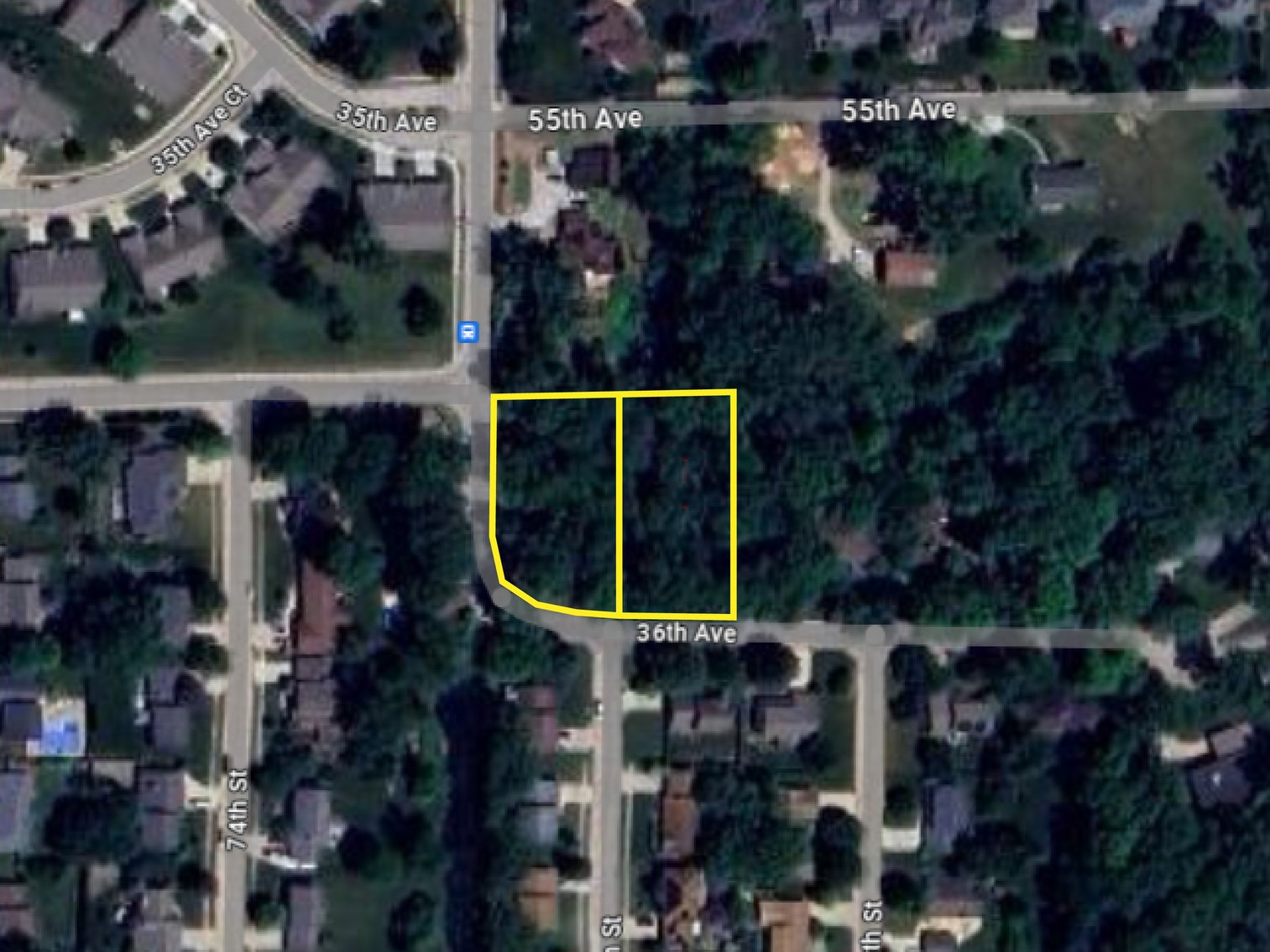 Image for Moline, IL: 2 Residential Lots at 7501 & 7505 36th Ave., Moline, IL 61265 (Rock Island County)