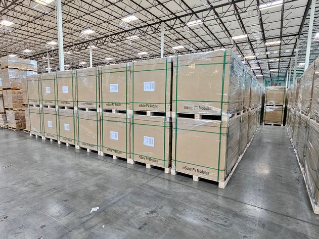 Image for Chino, CA: Auction of New Solar Panels By Order of Warehouse to Satisfy Storage Lien