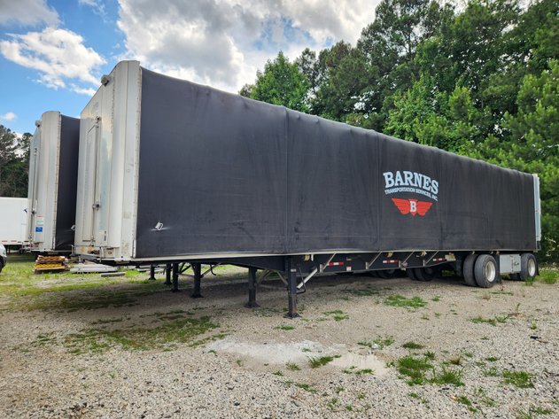 Image for Wilson, NC: Late Model Flatbed Conestoga, Hopper Bottom & End Dump Semi Trailer Auction