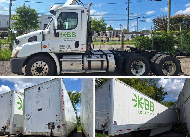 Image for Birmingham, AL: 2013 Freightliner Cascadia Truck & 6 Late Model 53' Utility Dry Van Trailers Auction