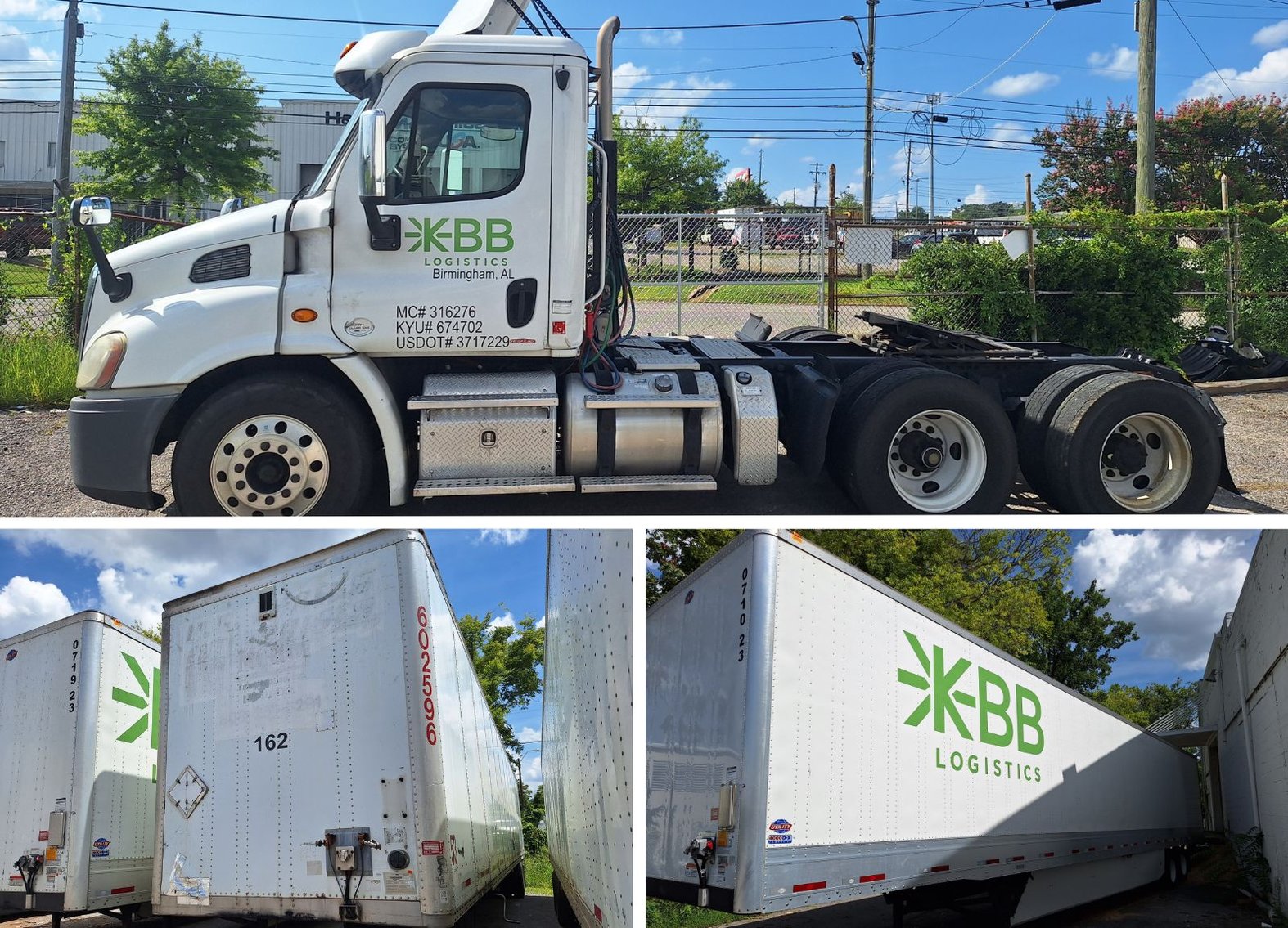 Image for Birmingham, AL: 2013 Freightliner Cascadia Truck & 6 Late Model 53' Utility Dry Van Trailers Auction
