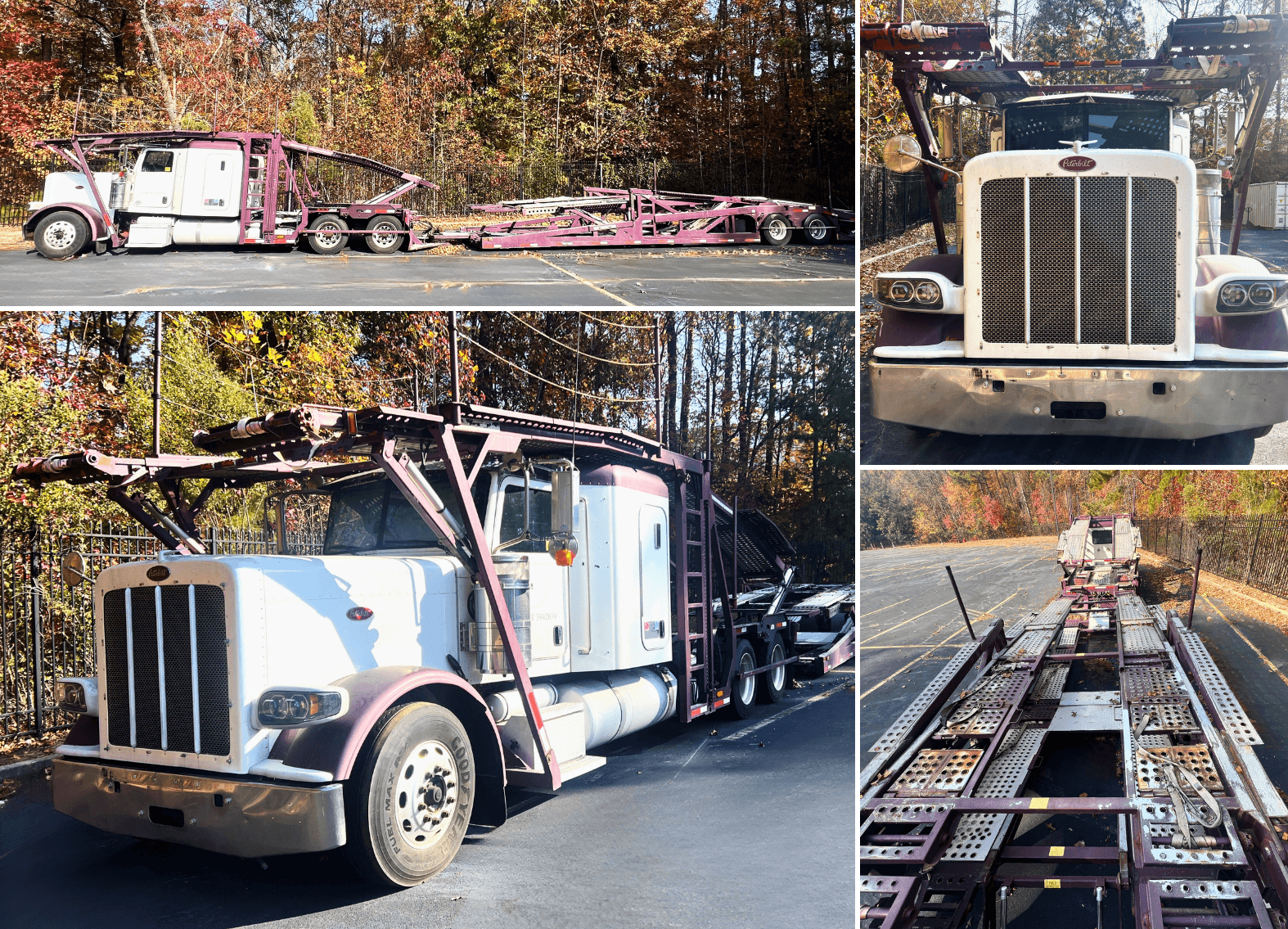 Image for Decatur (Atlanta), GA: 2012 Peterbilt 388 Car Hauler & Cottrell CX-09 Trailer