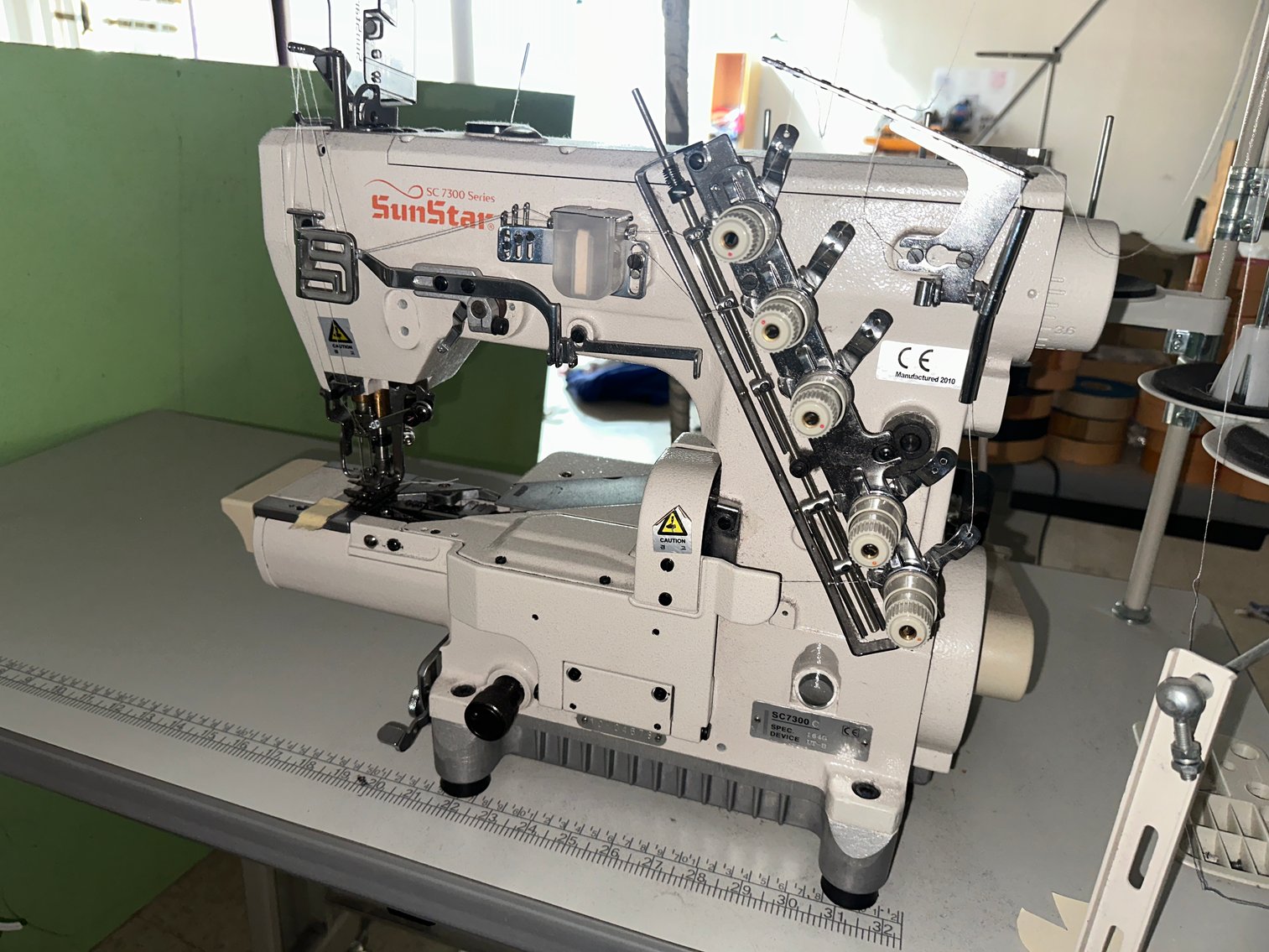 Image for Norcross (Atlanta) GA: Former Sewing Shop Assets- Sunstar Sewing Machines, Cutting Machines, Forklift, Fabrics & More