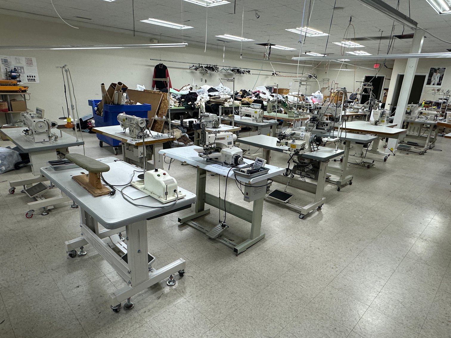 Image for Norcross (Atlanta) GA: Former Sewing Shop Assets- Sunstar Sewing Machines, Cutting Machines, Forklift, Fabrics & More