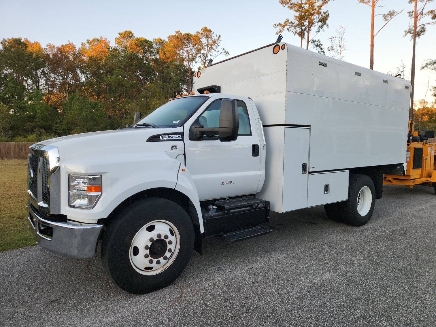 Image for North Charleston, SC: CAT 308C CR Excavator & Ford F-750 Chipper Truck