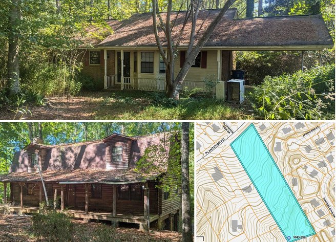 Image for Lawrenceville, GA: 2 Homes on 3 Tracts Totaling 7.6± Acres on Plantation Rd (Gwinnett County)