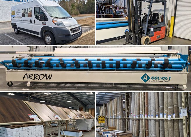 Image for Mobile, AL & Ocean Springs, MS: Work Van, Forklifts, Flooring Inventory & Equipment