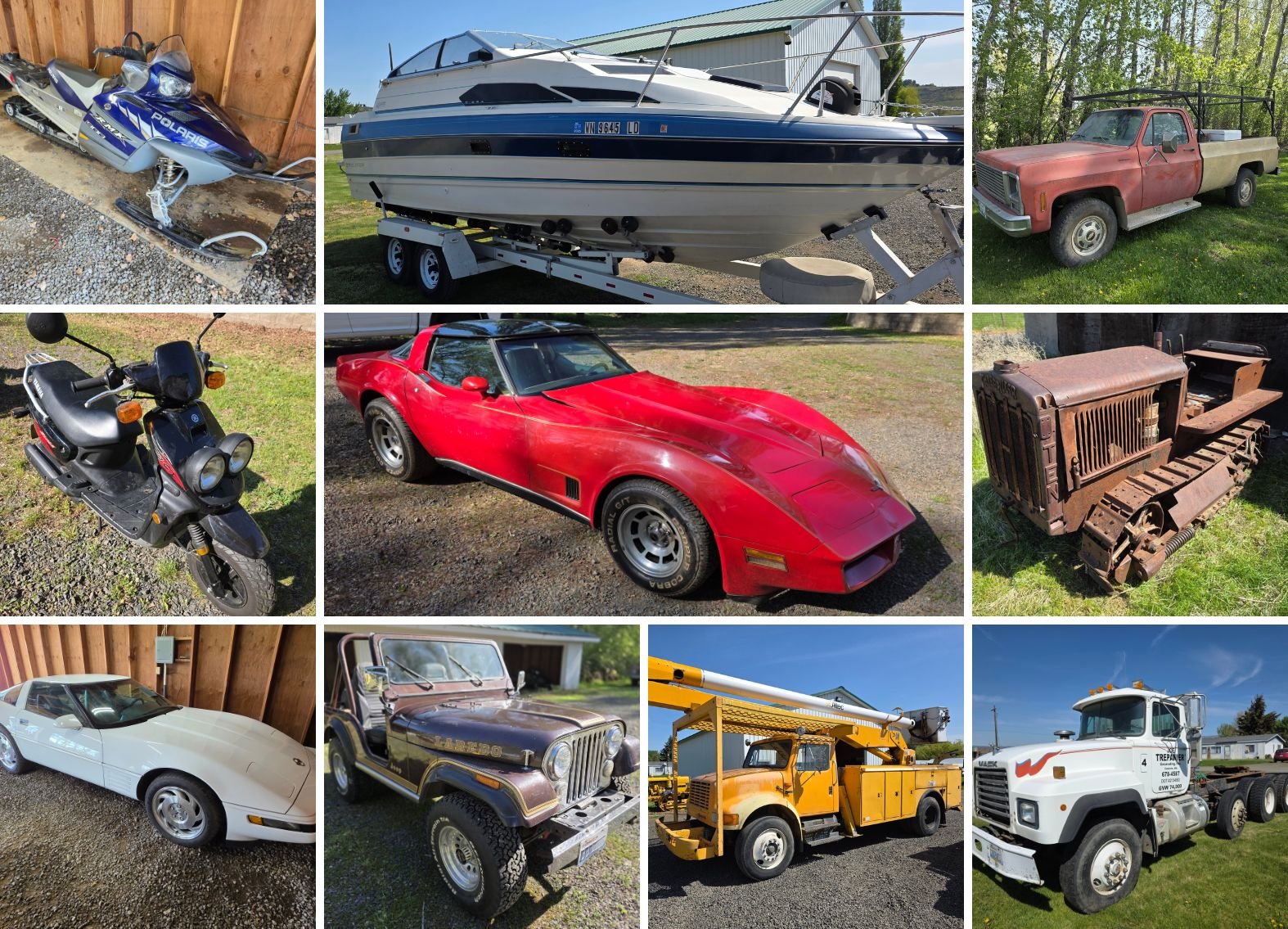 Image for Yakima County, WA: Estate Collector Cars and Trucks