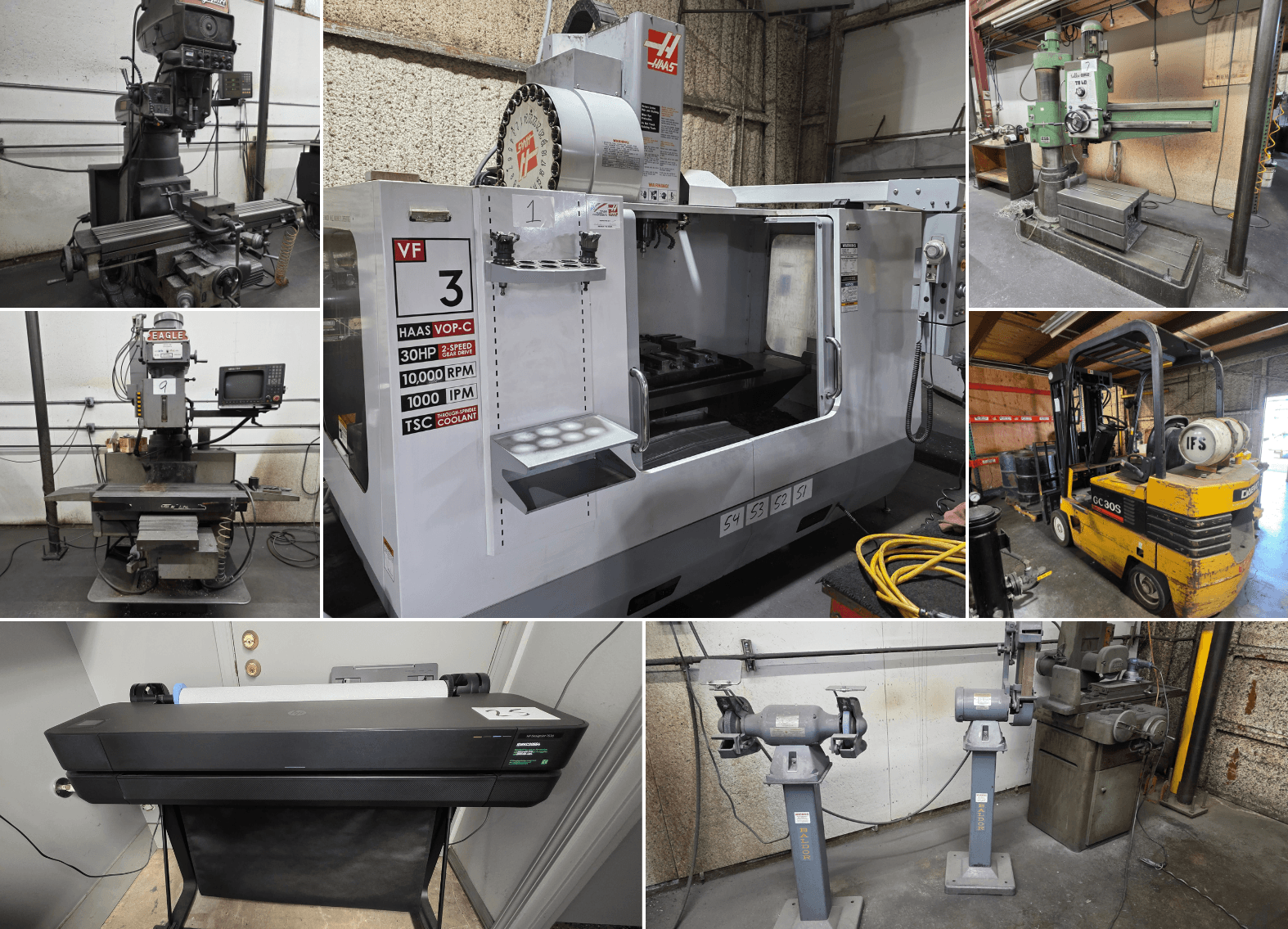 Image for Portland, OR: Machine Shop Liquidation with HAAS VF3, Bridgeports & More