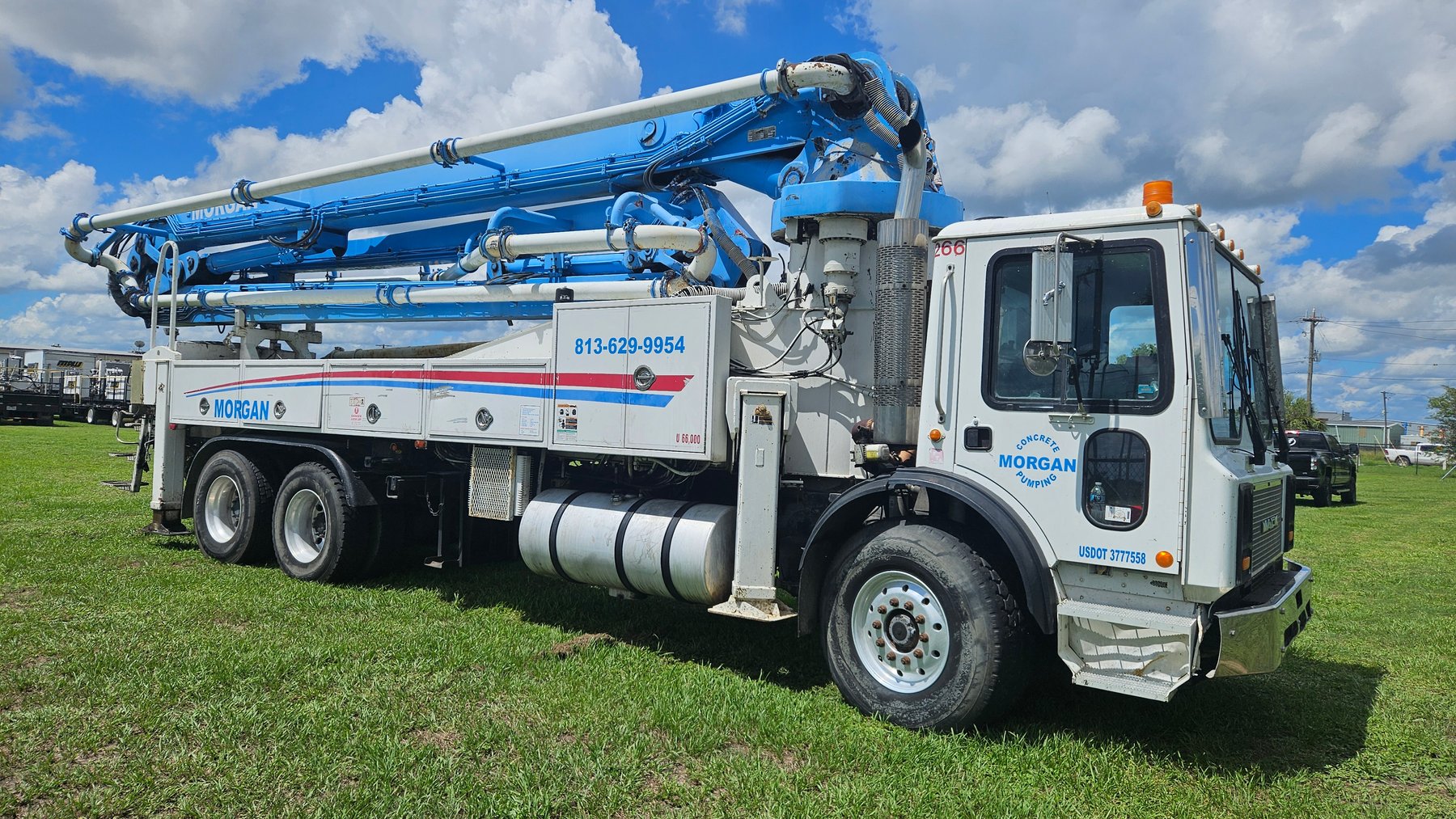 Image for Bartow, FL: 2014 Peterbilt 367 w/ National Crane (NBT45-127), 2007 Mack Concrete Pumper Truck, Sleeper Trucks, & Trailer