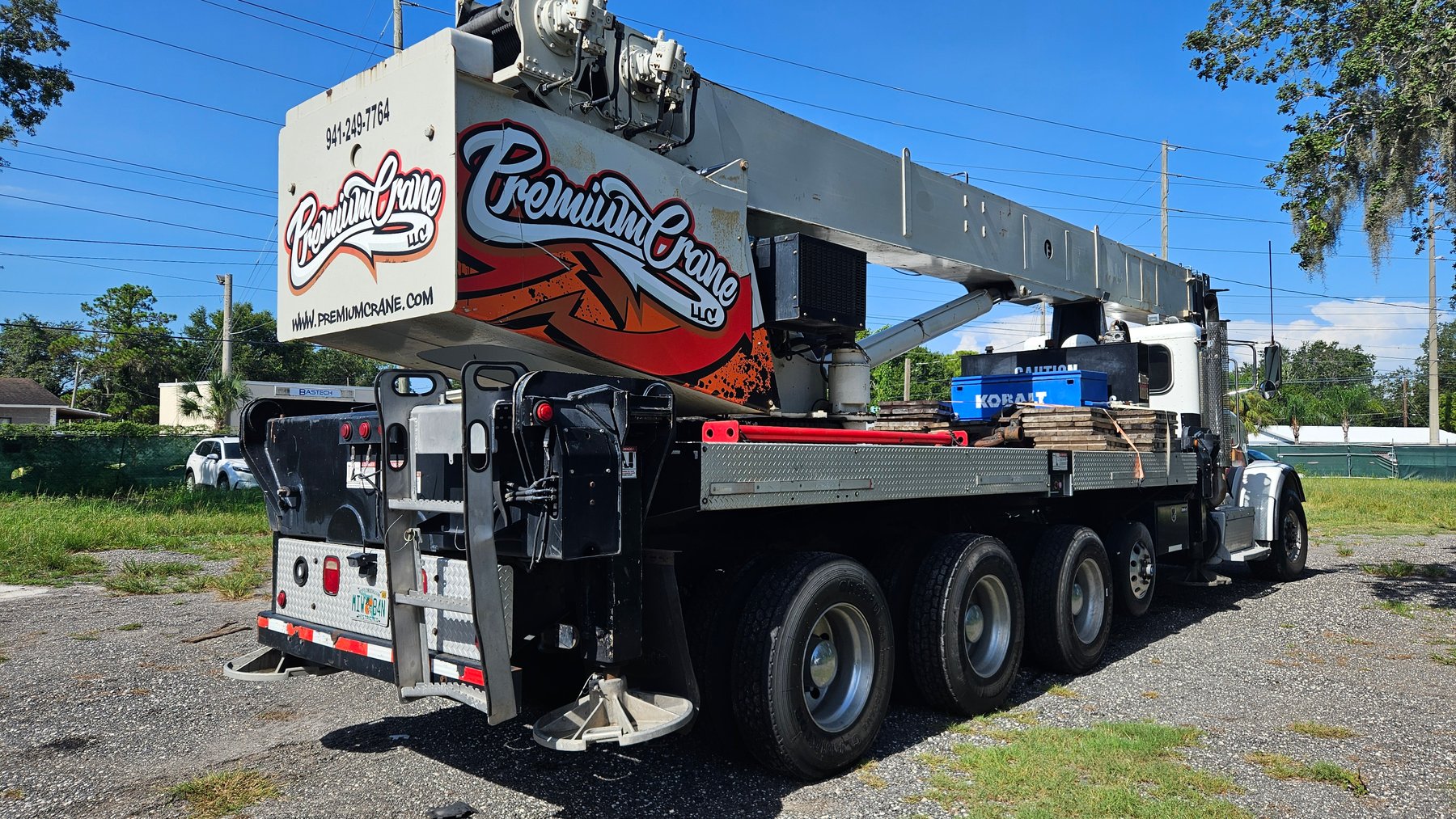 Image for Bartow, FL: 2014 Peterbilt 367 w/ National Crane (NBT45-127), 2007 Mack Concrete Pumper Truck, Sleeper Trucks, & Trailer