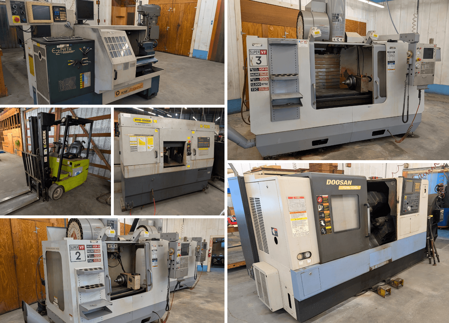 Image for Brunson, SC: Machine Shop Liquidation Featuring HAAS VF3 & VF2, DOOSAN Puma & More