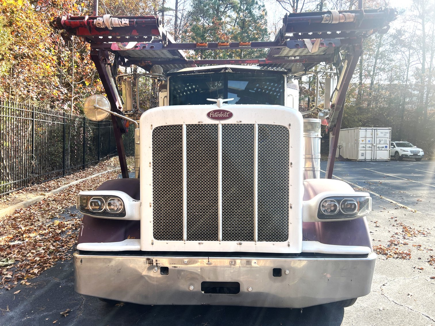 Image for Decatur (Atlanta), GA: 2012 Peterbilt 388 Car Hauler & Cottrell CX-09 Trailer