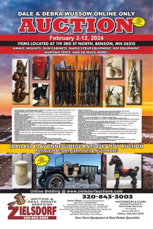 Image for DALE & DEBRA WUSSOW DOWNSIZING ONLINE ONLY AUCTION / (DALLAS) & LAVONNE GLOEGE ANTIQUE & TOY AUCTION