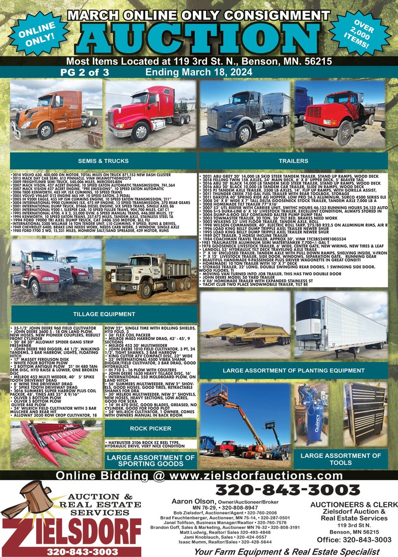 Image for MARCH FARMER/DEALER ONLINE ONLY CONSIGNMENT
