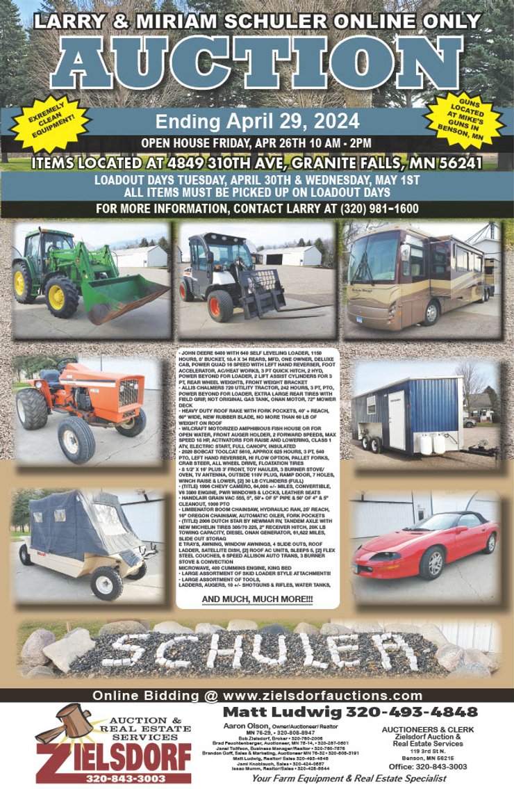 Image for LARRY & MIRIAM SCHULER ONLINE ONLY AUCTION