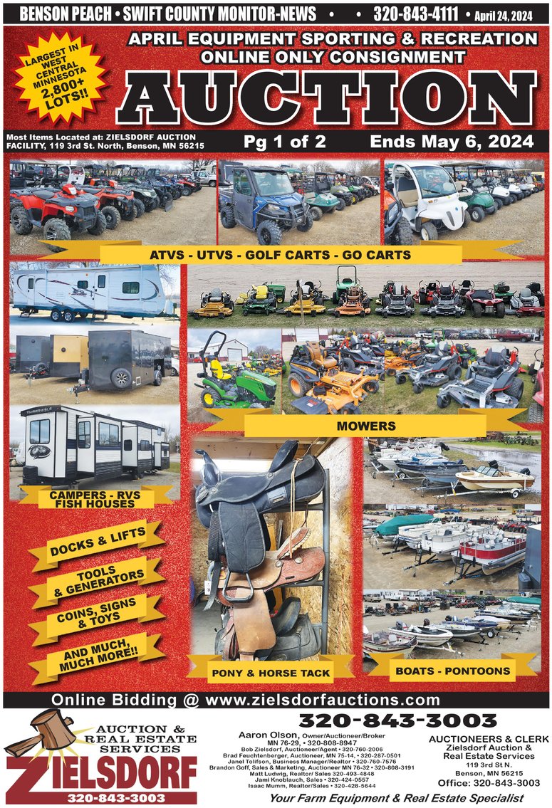 Image for APRIL EQUIPMENT, SPORTING & RECREATION ONLINE ONLY CONSIGMENT AUCTION