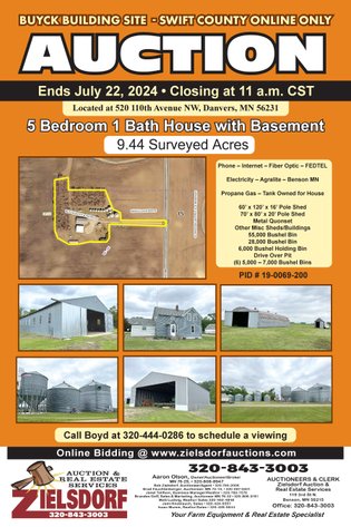 Image for BUYCK BUILDING SITE - SWIFT COUNTY ONLINE ONLY AUCTION