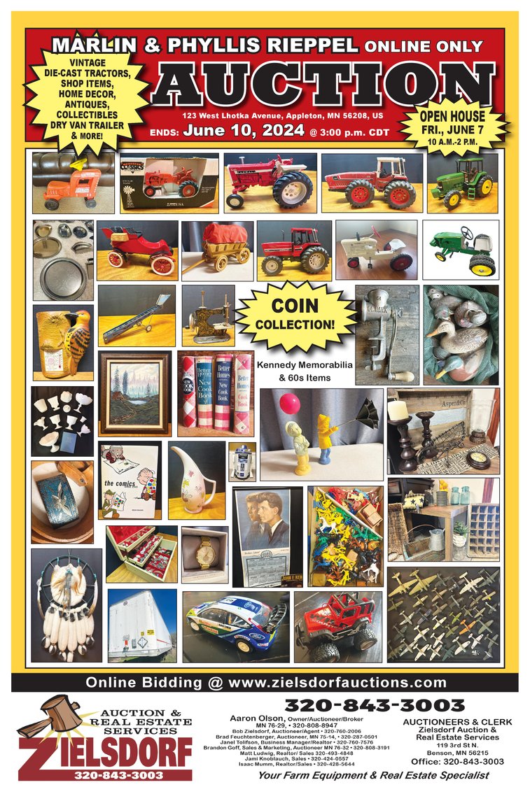 Image for MARLIN & PHYLLIS RIEPPEL ONLINE ONLY AUCTION