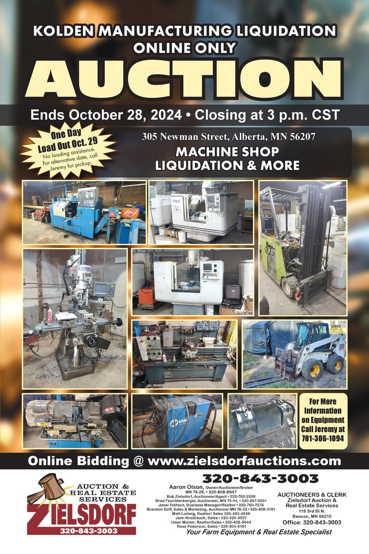 Image for Kolden Manufacturing Liquidation Online Only Auction