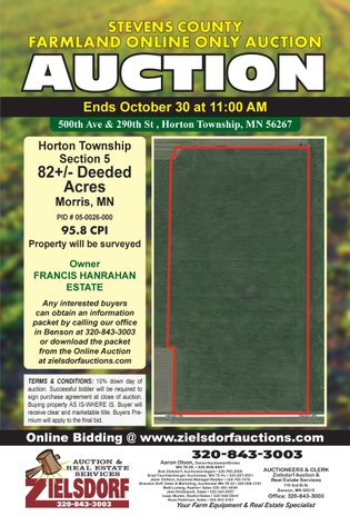 Image for Stevens County - Francis Hanrahan Estate - Farm Land Auction