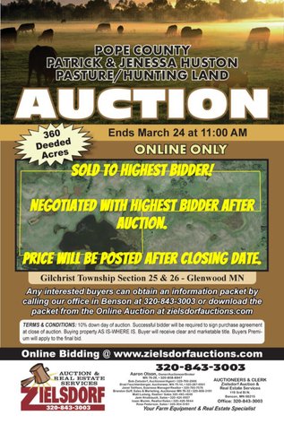 Image for Pope County - Patrick & Jenessa Huston - Pasture/Hunting Land Auction