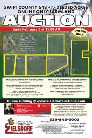Image for Swift County - 648+/- Deeded Acres Online Only Farmland Auction