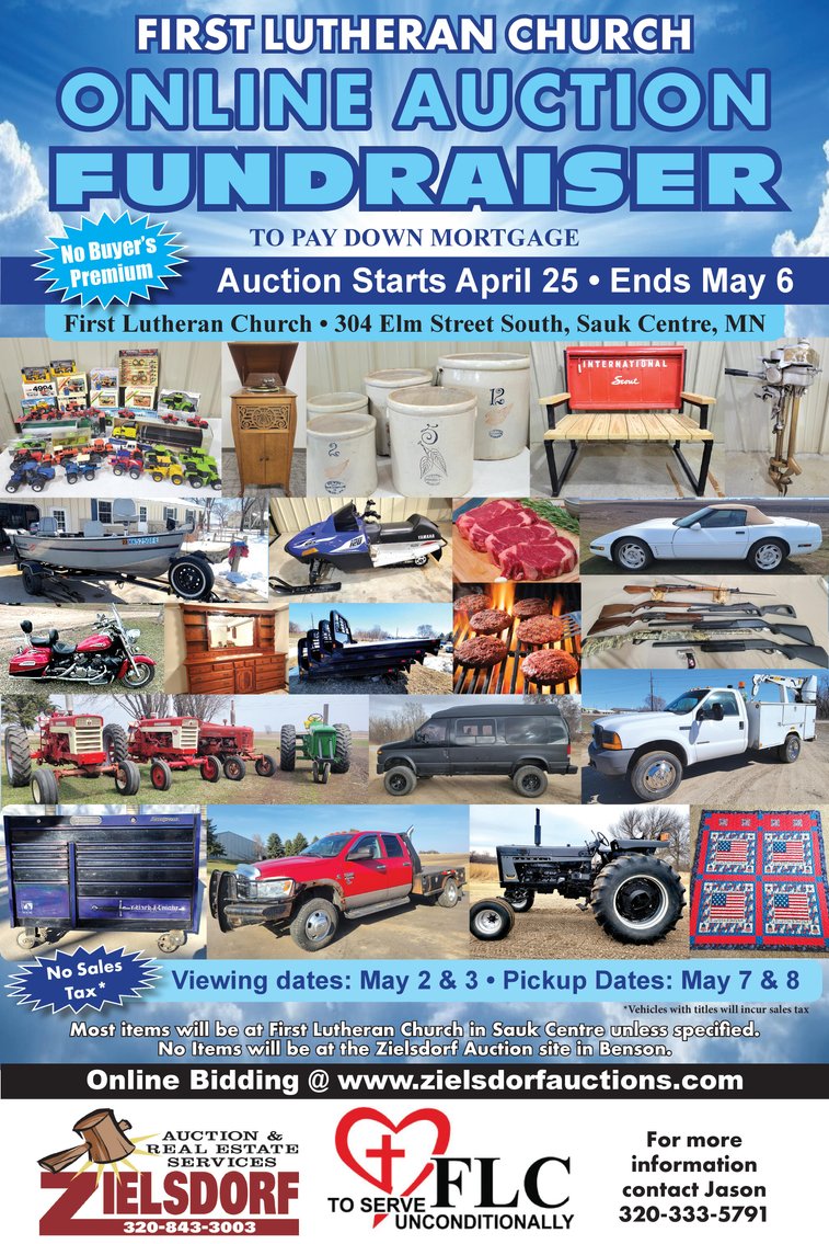 Image for First Lutheran Church Online Only Fundraiser Auction