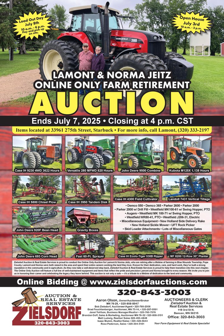 Image for Lamont & Norma Jeitz Online Only Farm Retirement Auction