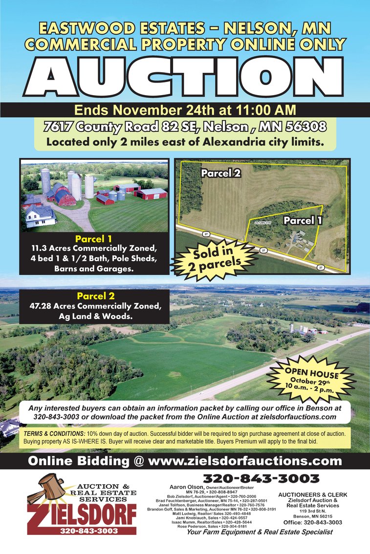 Image for Eastwood Estates Nelson MN - Commercial Property Online Only Auction