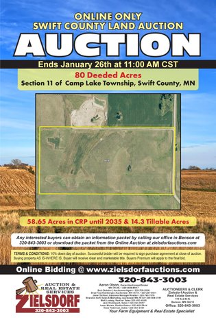 Image for Online Only Swift County Land Auction