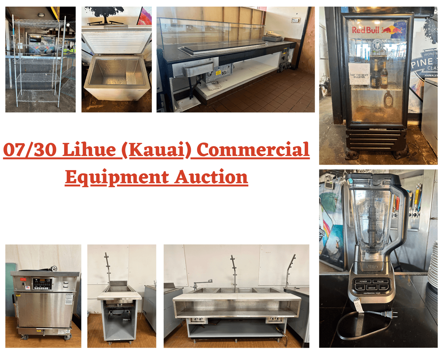 Image for 07/30 Lihue (Kauai) Commercial Equipment Auction