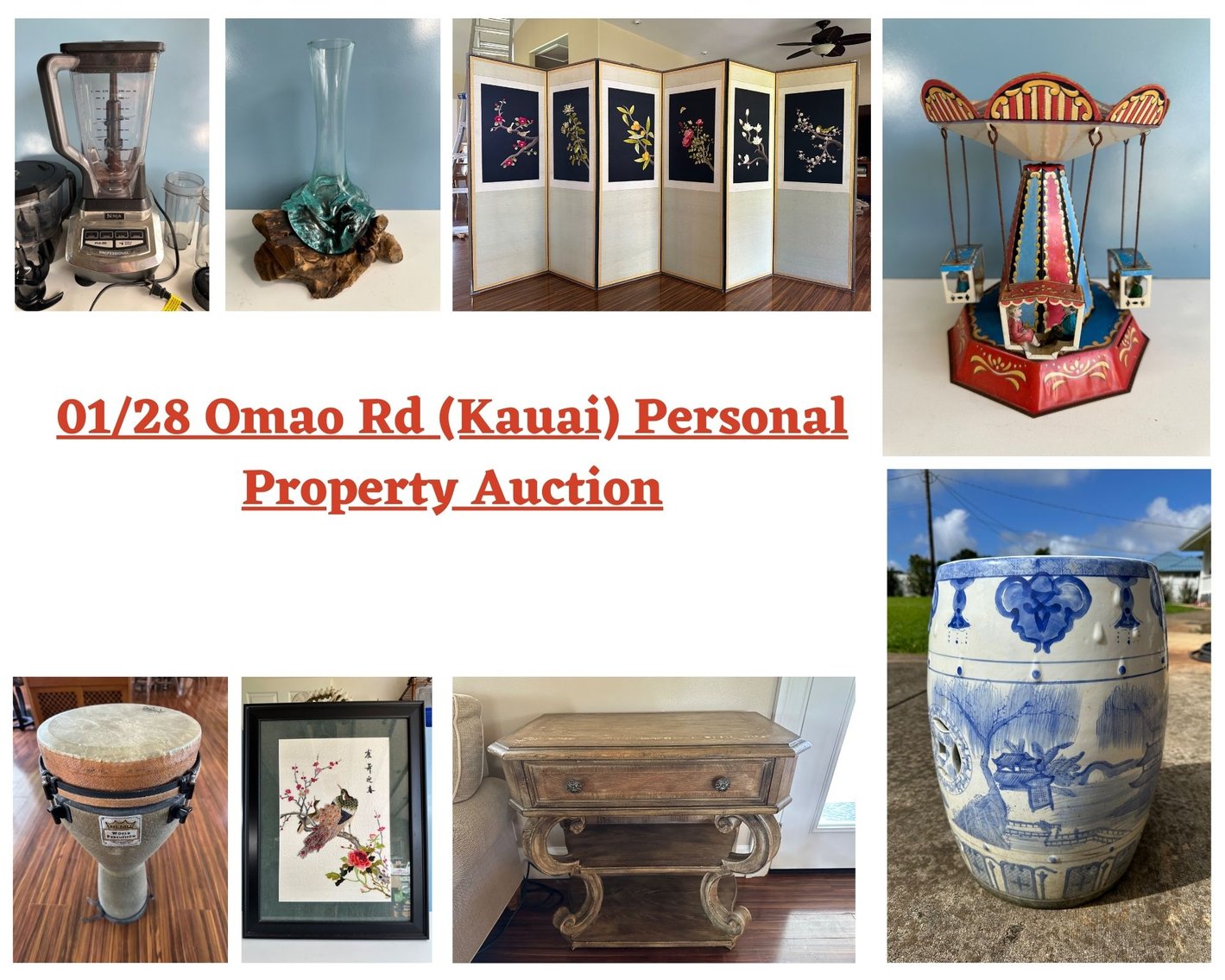 Image for 01/28 Omao Rd (Kauai) Personal Property Auction