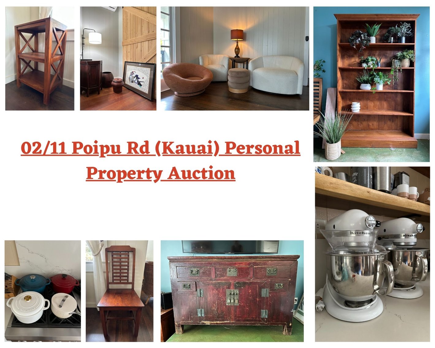 Image for 02/11 Poipu Rd (Kauai) Personal Property Auction