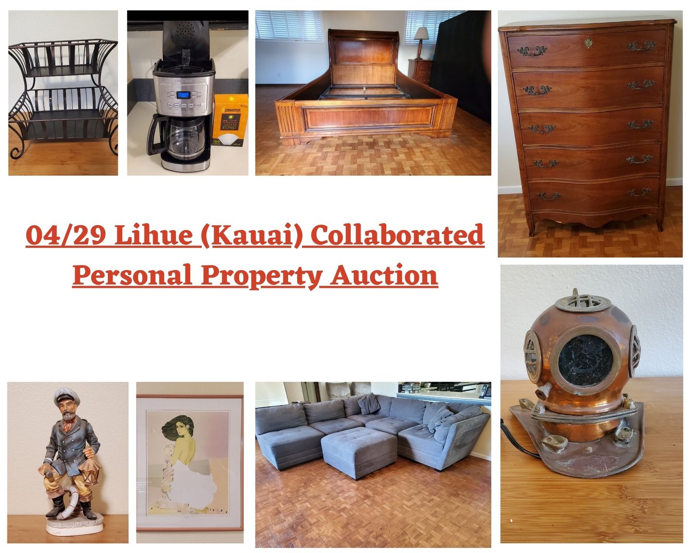 Image for 04/29 Lihue (Kauai) Collaborated Personal Property Auction
