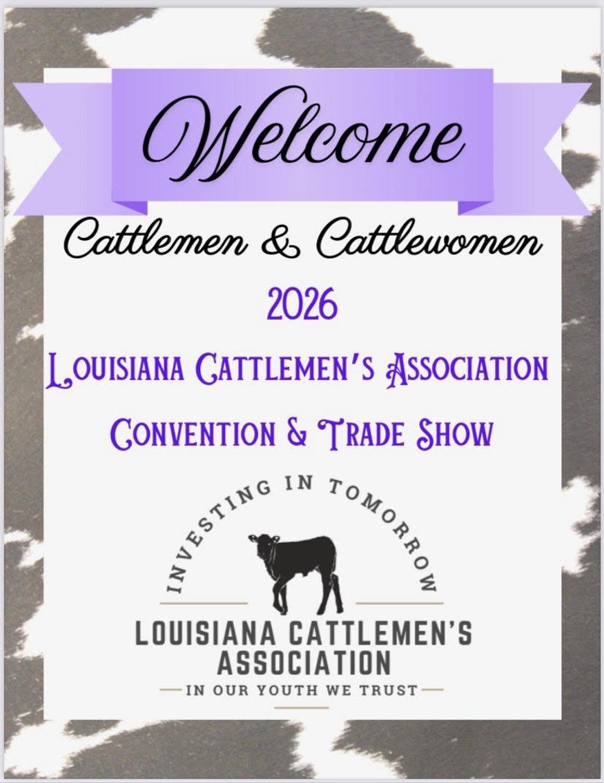 Image for Jan. 9, 2026 Louisiana Cattleman's Convention