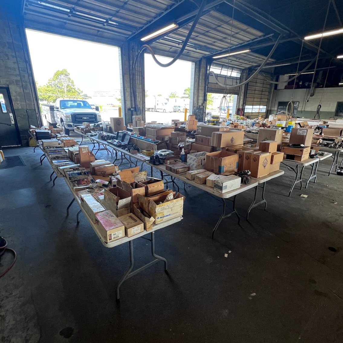 Image for Inventory Reduction & Moving LIVE Auction for Larsen International, LLC featuring Truck Parts, Shelving, Shop Equipment & More