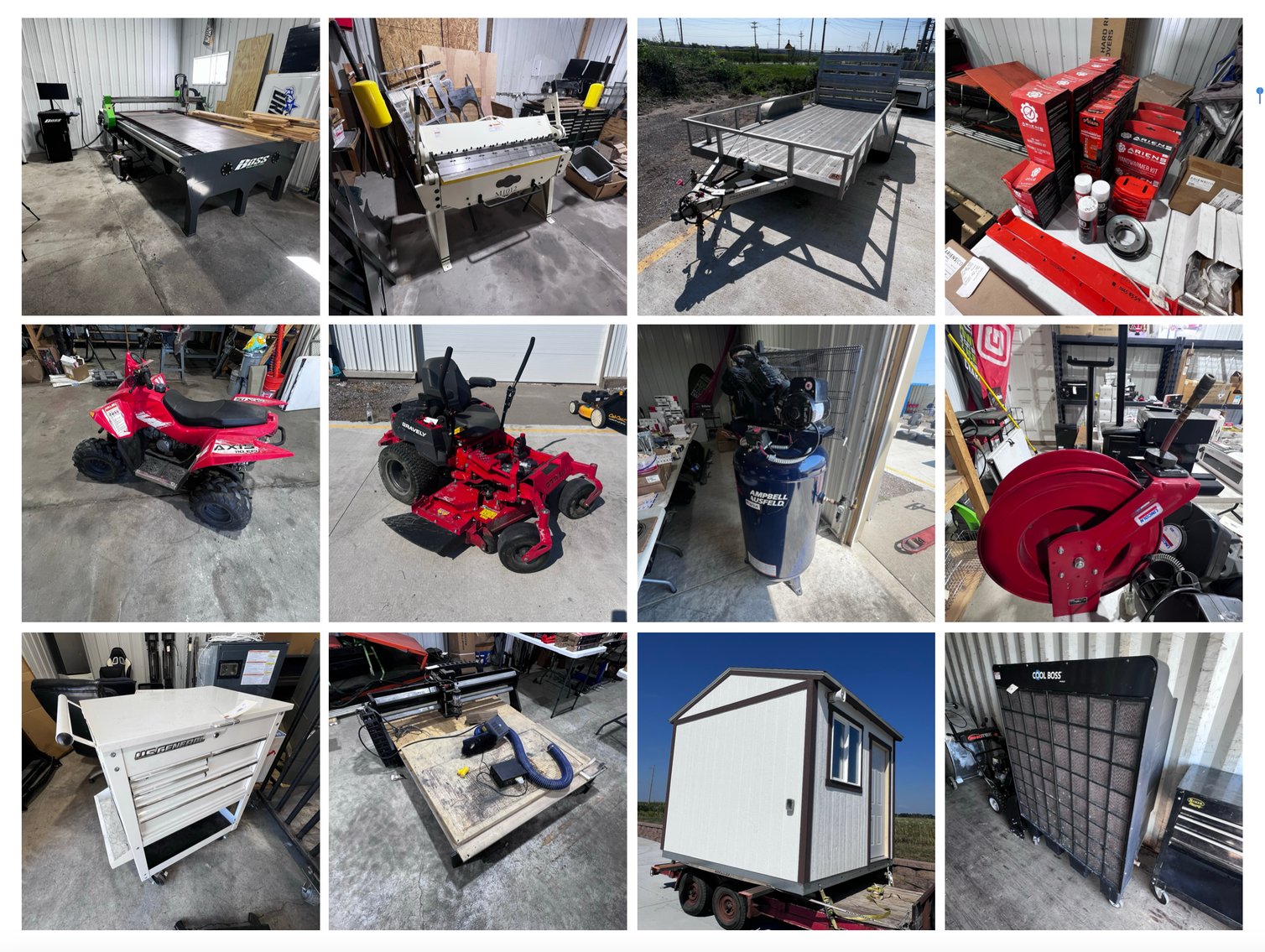 Image for Online Only No Reserve Auction | Trailers | CNC Router Table | Shop Equipment | Lawn & Garden | More