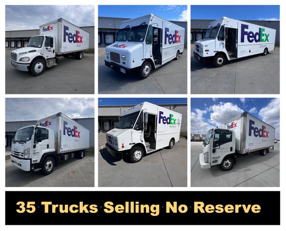 Image for Online Only No Reserve Step Van & Box Truck Auction