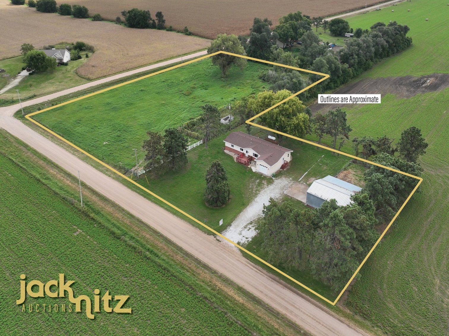 Image for Absolute Acreage Auction – 3.89 Acres with Remodeled Ranch Home,  Outbuilding & Pasture