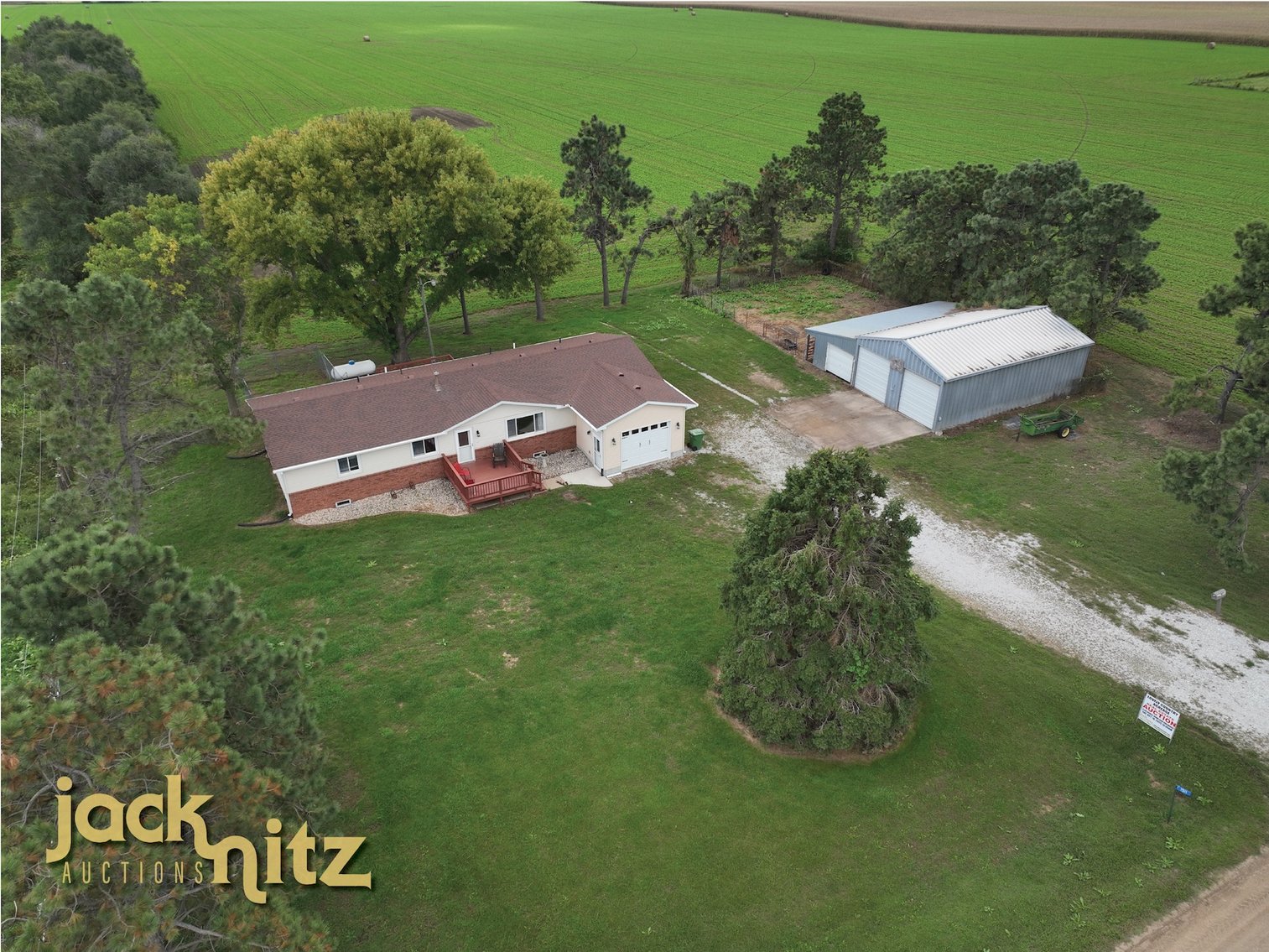 Image for Absolute Acreage Auction – 3.89 Acres with Remodeled Ranch Home,  Outbuilding & Pasture