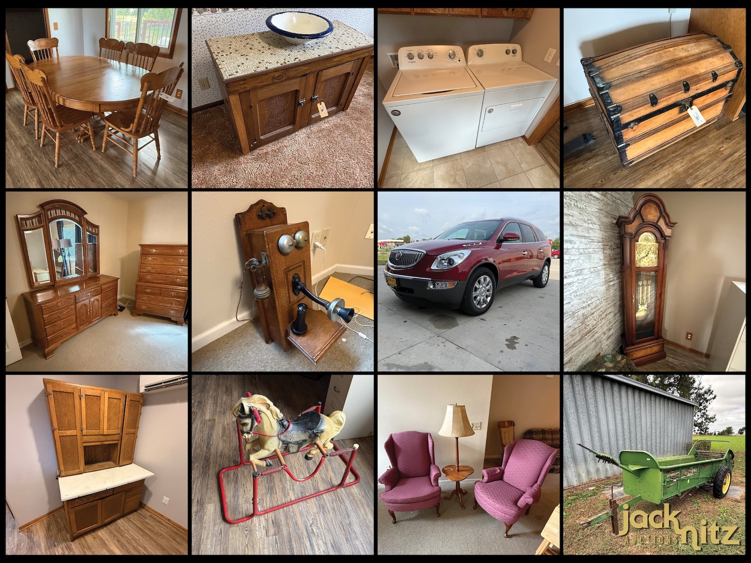 Image for Online Only No Reserve Auction: Vehicle, Furniture, Appliances, Antiques, Horse Tack & More