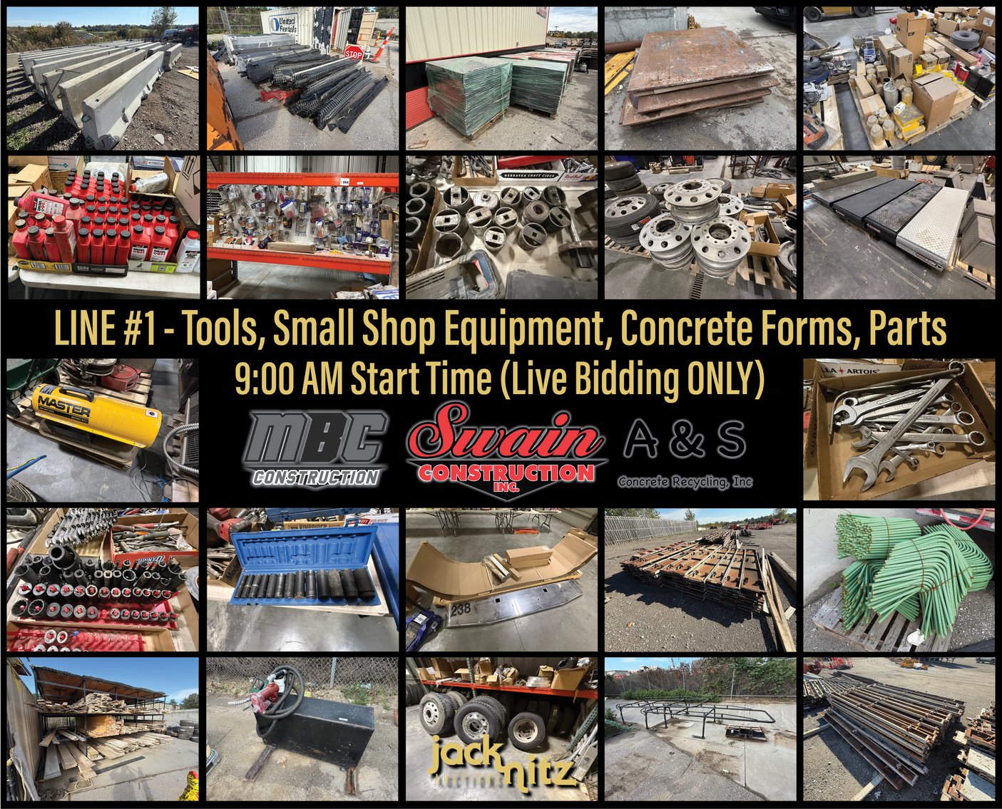 Image for LINE #1-Swain Construction Complete Liquidation LIVE Auction