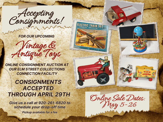 Image for Accepting VINTAGE & ANTIQUE TOY Consignments