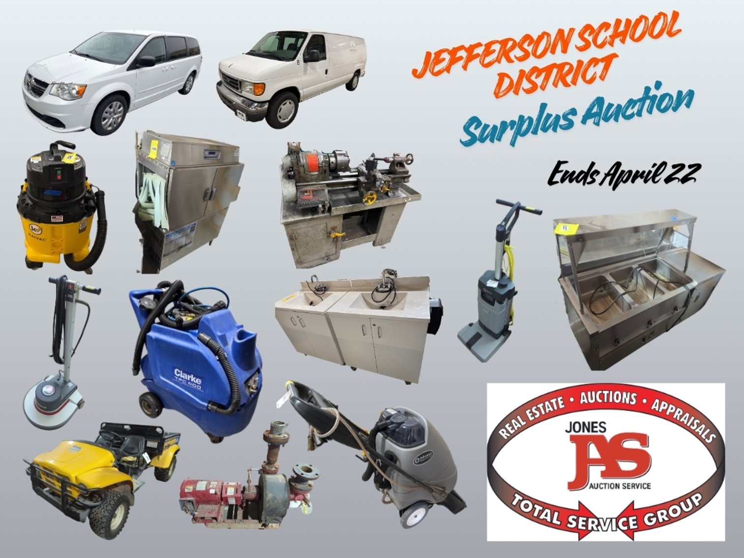Image for Jefferson School District Surplus Online Auction