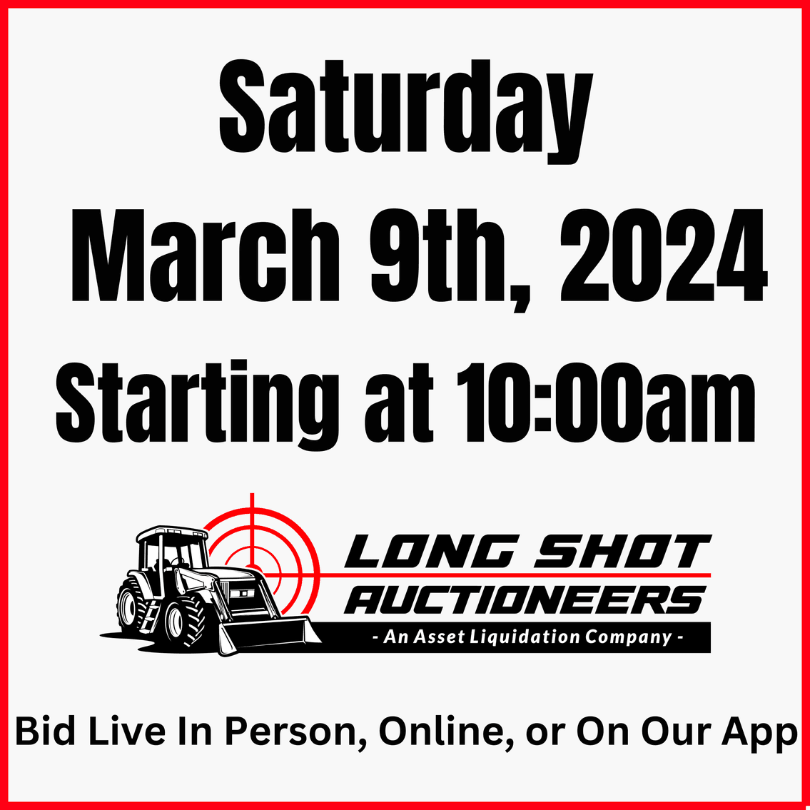 Image for Canton Tx Spring Live Equipment Auction