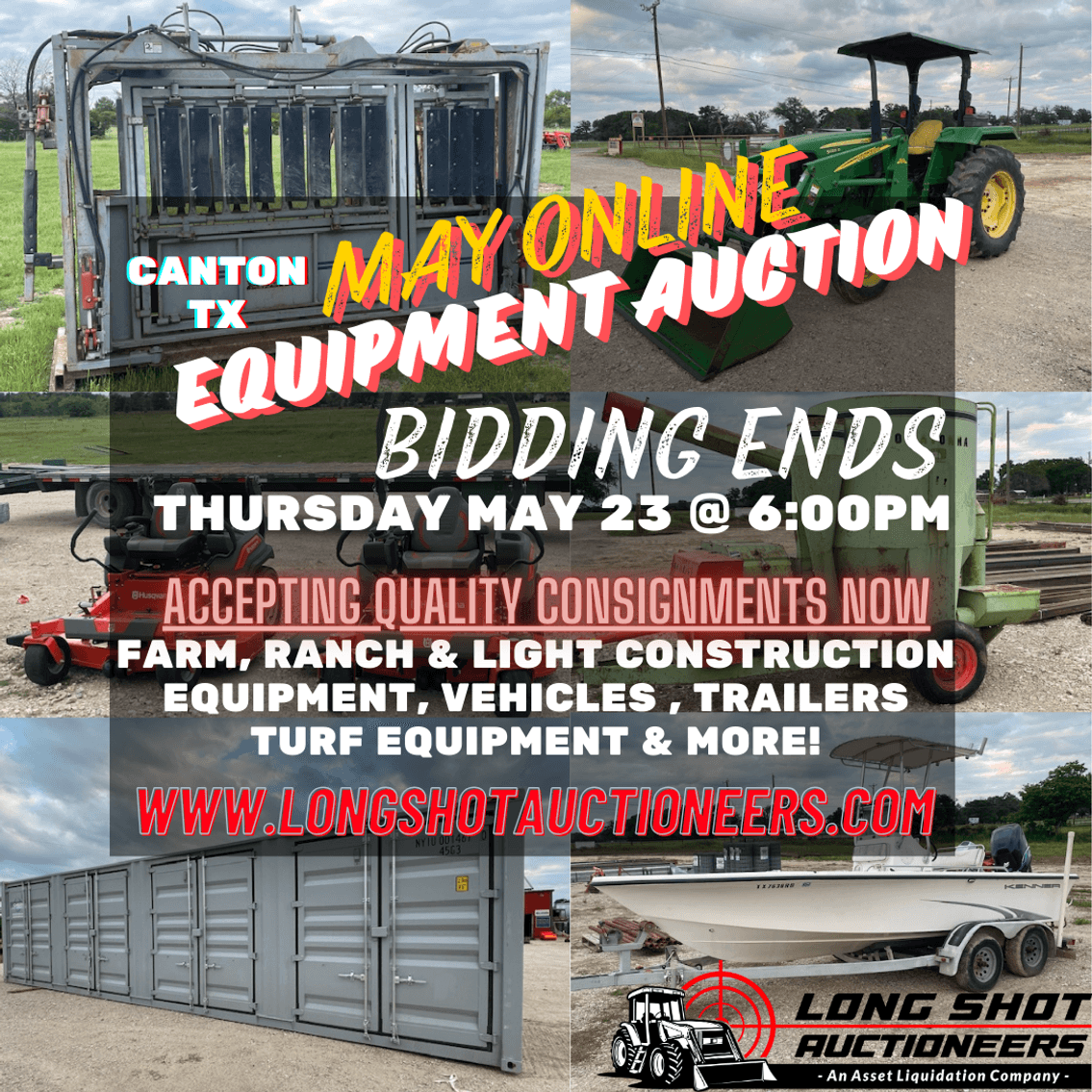 Image for May Online Equipment Consignment  Auction