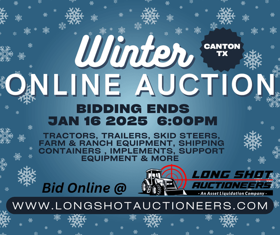Image for Winter Online Only Equipment Auction