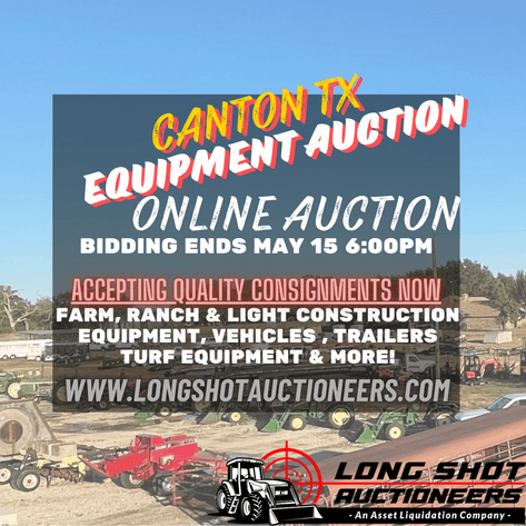 Image for May 2025 Online Equipment Consignment Auction