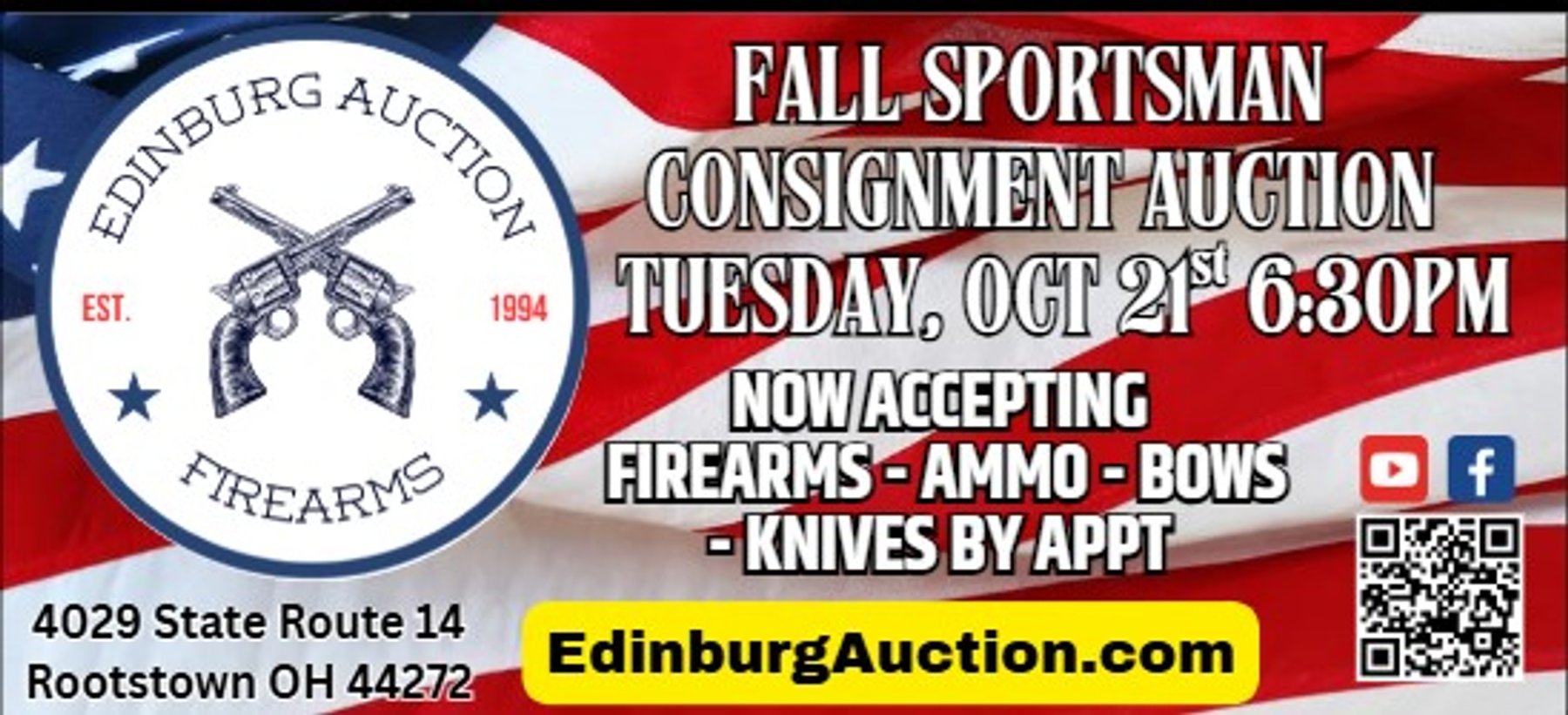 Image for FIREARMS - FALL 2025 ONLINE SPORTSMAN AUCTION